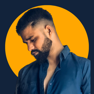 Mor ve Turuncu Sade Kadın Instagram Profil Resmi (1)